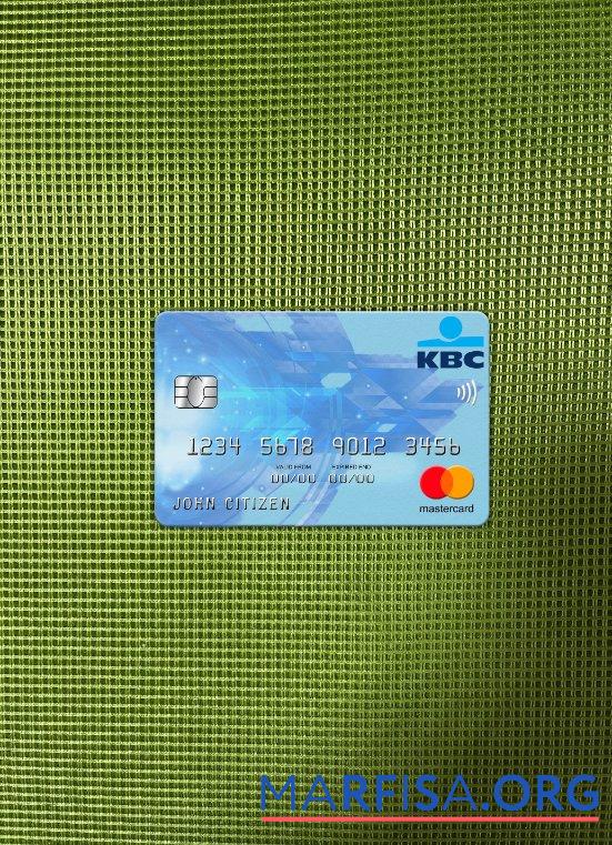 Downloadable Belgium KBC bank mastercard photolook front template